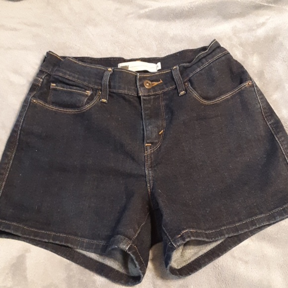 Levi Blue Jean Shorts - Picture 1 of 5